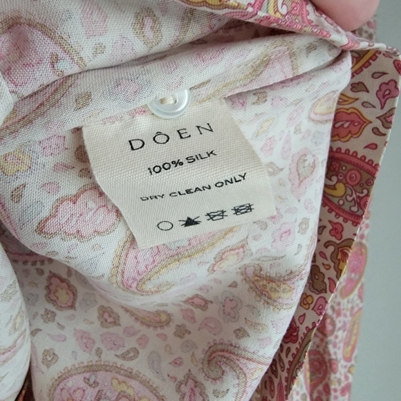 Doen Scarlet Top in Golden Hour Paisley size XS NWT - Picture 9 of 12